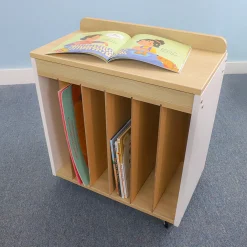 elevatED™ Mobile Big Book Holder | Classroom Book Storage with Retractable Easel