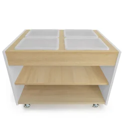 elevatED™ Mobile Sensory Table | Classroom Activity Table with Removable Trays