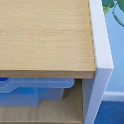 elevatED™ Nine Tray Cabinet | Mobile Classroom Storage with 9 Gratnell Trays
