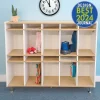elevatED™ 10 Section Coat Locker | Modern Classroom Storage with Cubbies