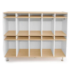 elevatED™ 10 Section Coat Locker | Modern Classroom Storage with Cubbies
