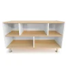 elevatED™ Storage Cabinet | 27" High Modern Preschool Storage Unit with Divided Shelves