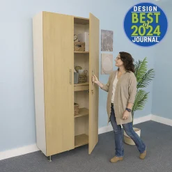 elevatED™ Tall And Wide Cabinet | Classroom Storage with Locking Doors