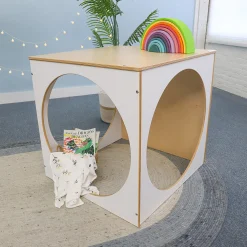 elevatED™ White Play House Cube | Modern Quiet Space Pod