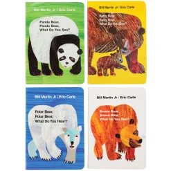 Eric Carle Board Book 4-Piece Set | Brown Bear Series Collection