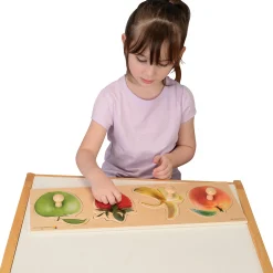 Extra Wide Knobbed Puzzle - Fruit