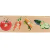 Extra Wide Knobbed Puzzle - Vegetables