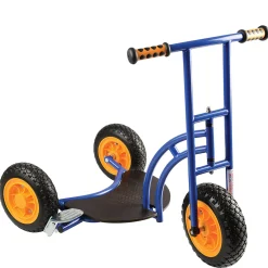 Extra-Wide Platform 3-Wheel Beginner Scooter | Heavy-Duty Steel Frame with Non-Slip Textured Deck