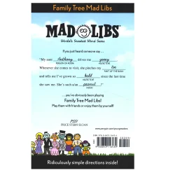 Family Tree Mad Libs Word Game for Kids