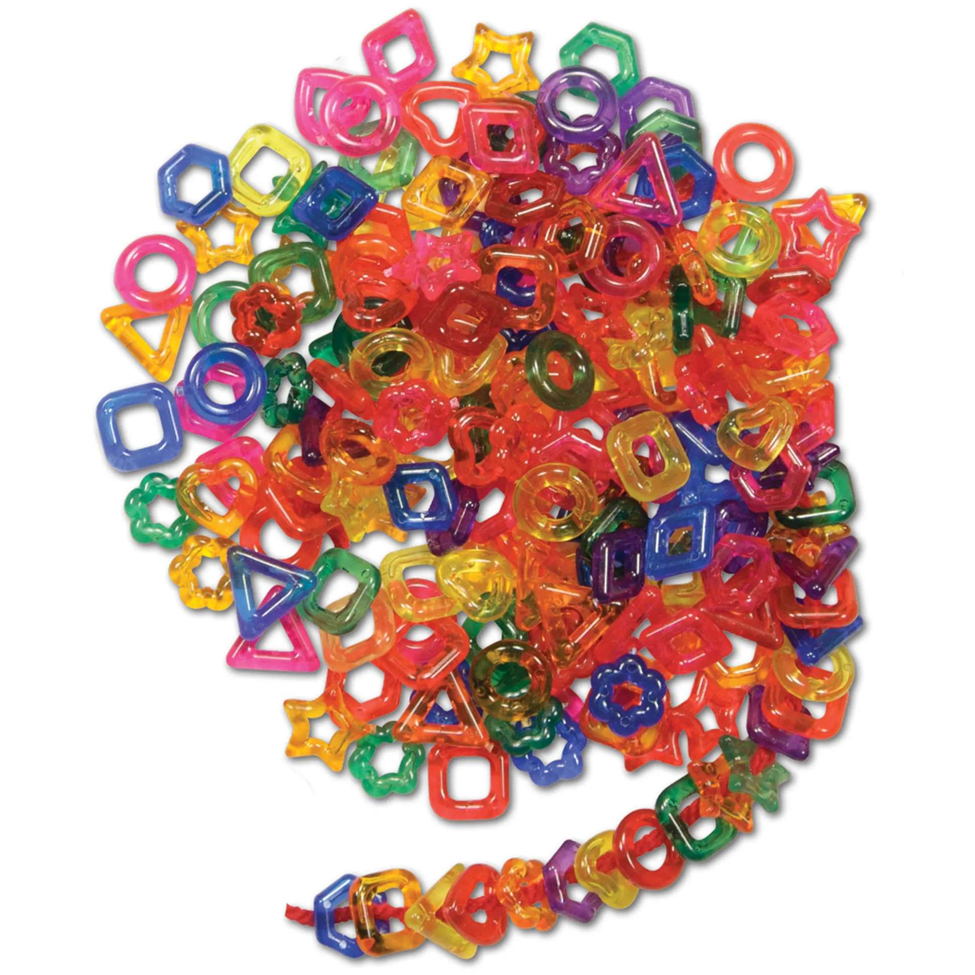 Fancy Stringing Rings Creative Craft Set | Colorful Jewelry Making, Mosaic & Sensory Play Rings