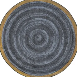 Feeling Natural Slate Circular Area Rug