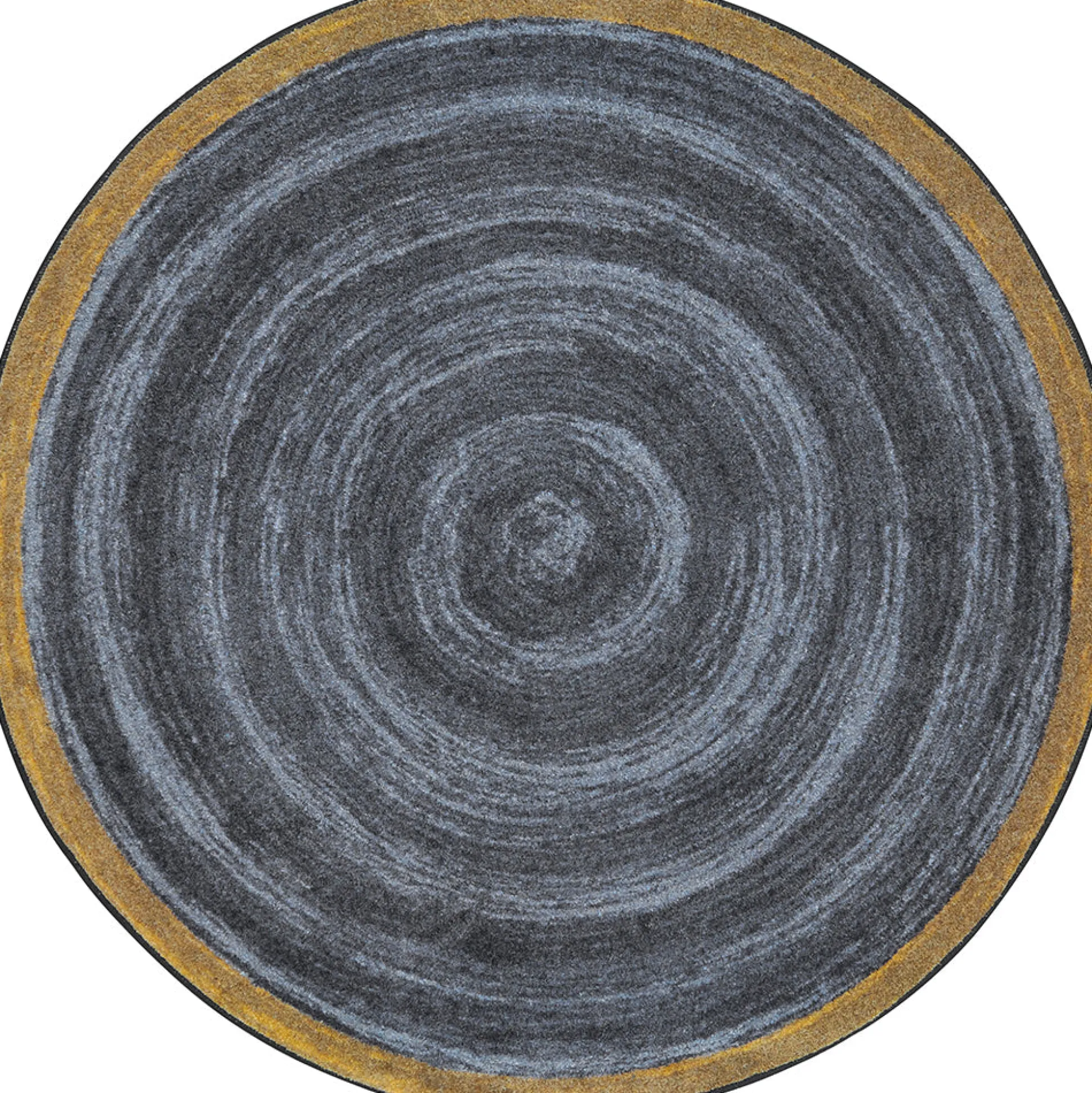 Feeling Natural Slate Circular Area Rug