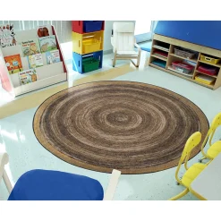 Feeling Natural Walnut Circular Area Rug