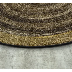 Feeling Natural Walnut Circular Area Rug