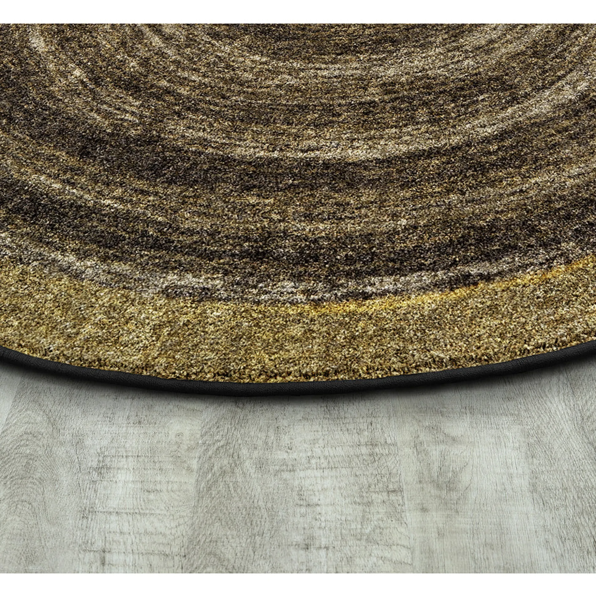 Feeling Natural Walnut Circular Area Rug