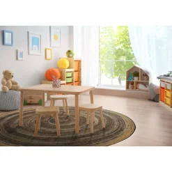 Feeling Natural Walnut Circular Area Rug