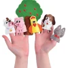 Fiddle-I-Fee Finger Puppet Set | 6-Piece Literacy & Fine Motor Skills Kit