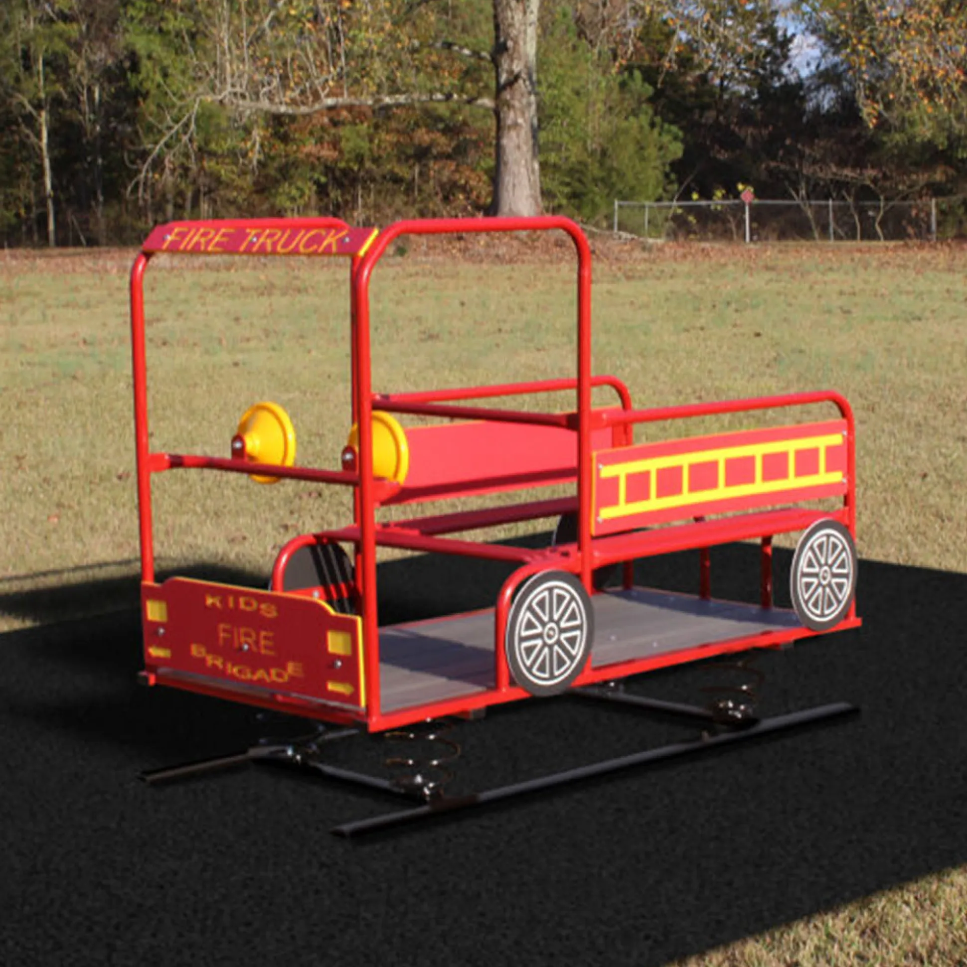 Fire Truck Spring Rider | Outdoor Play Equipment for Preschoolers