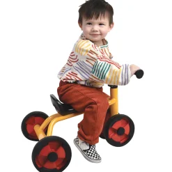 First Wheeler Toddler Bike | Low Frame Wide-Track Stability Ride-On