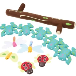Five Green & Speckled Frogs Song & Storybook Props Set