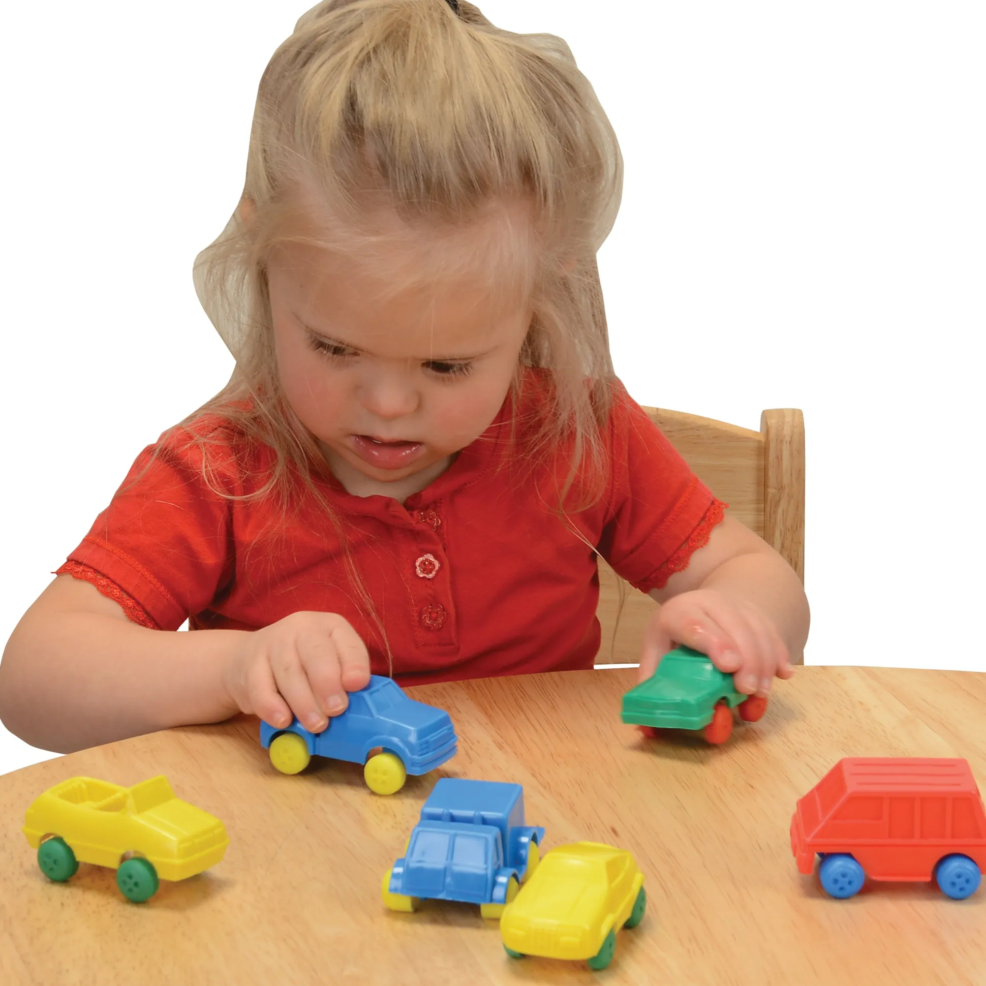 Flexible Vehicles Set of 6 — Soft Vinyl Cars & Trucks for Toddlers