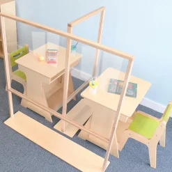 Floor Standing Acrylic Partition