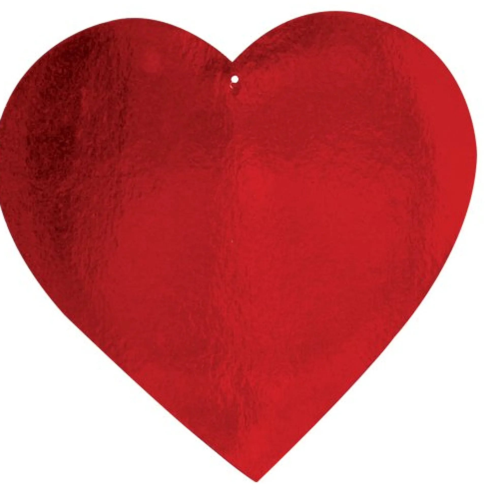 4" Foil Heart Cutouts – Set of 36