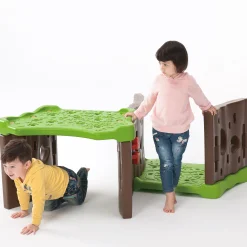 Forest Tunnel Crawl & Balance Play Set | 6-Piece Modular Gross Motor Activity Center