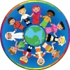 Friends Around the World 6' Round Rug