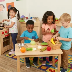 Fruit and Vegetable Set | 10-Piece Realistic Pretend Play Food Collection