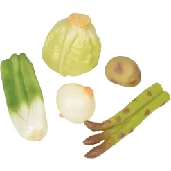Fruit and Vegetable Set | 10-Piece Realistic Pretend Play Food Collection