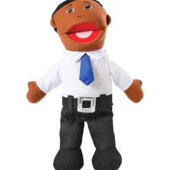 Full Bodied African American Family Puppets | 4 Piece Set
