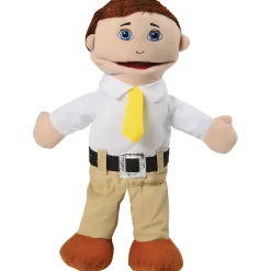 Full Bodied Caucasian Family Puppets | 4 Piece Set