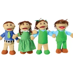 Full Bodied Hispanic Family Puppets | 4 Piece Set