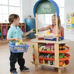 Fun-Fresh Market Stall | Child-Sized Pretend Play Furniture