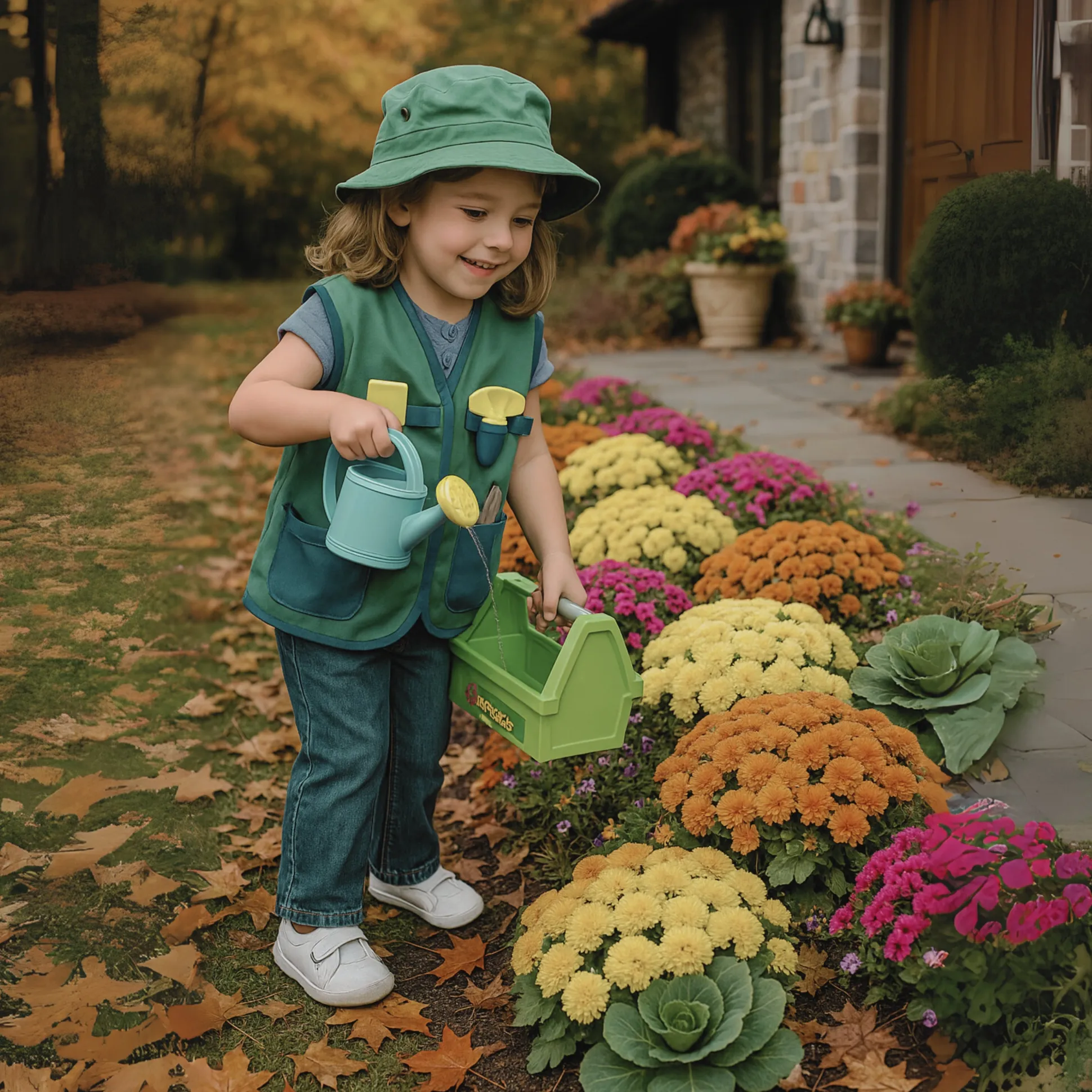Gardener Career Dress-Up & Tool Set | 19-Piece Pretend Play Outfit for Toddlers