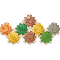Gears and Puzzles Set | Eco-Friendly 24-Piece Wooden Toy