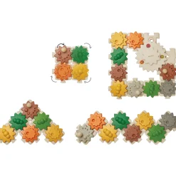 Gears and Puzzles Set | Eco-Friendly 24-Piece Wooden Toy