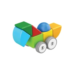 Geomag Magicube™ Magnetic Block Cars | 13-Piece STEM Building Set