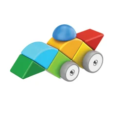 Geomag Magicube™ Magnetic Block Cars | 13-Piece STEM Building Set