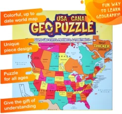 GEOPUZZLE- USA and Canada