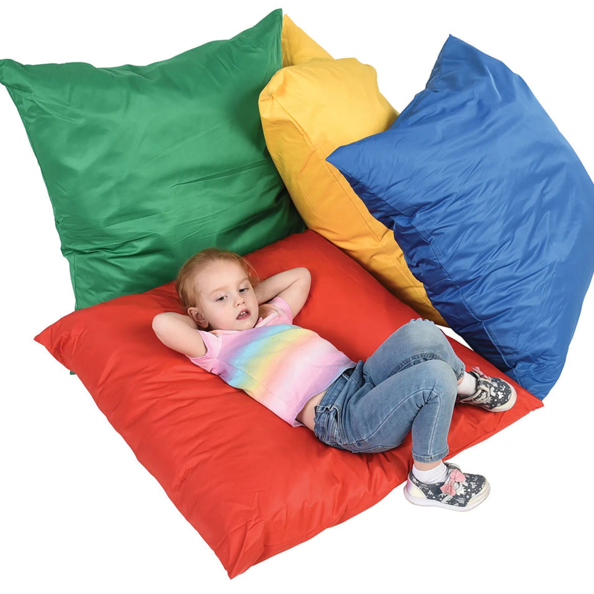 Giant Cuddle-Up Pillows | Set of 4 | Soft, Cozy, and Safe Floor Seating