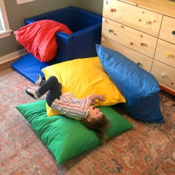 Giant Cuddle-Up Pillows | Set of 4 | Soft, Cozy, and Safe Floor Seating