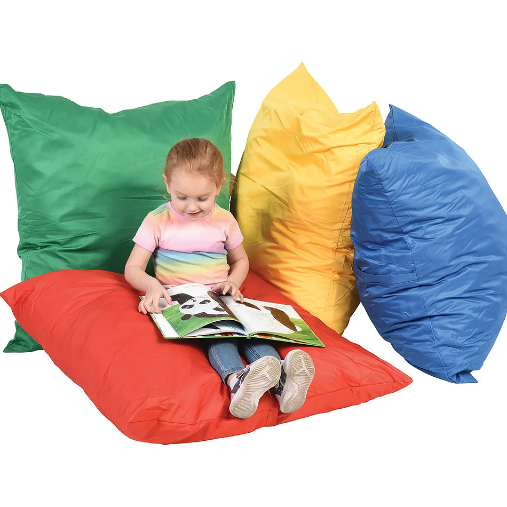 Giant Cuddle-Up Pillows | Set of 4 | Soft, Cozy, and Safe Floor Seating