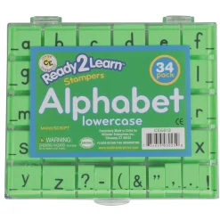 Giant Manuscript Alphabet Stampers - Lowercase- in Case