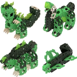 Giant Polydron Dinosaur Construction Set | 130 Piece STEM Building Toy with Interlocking Panels, Claws & Eyes