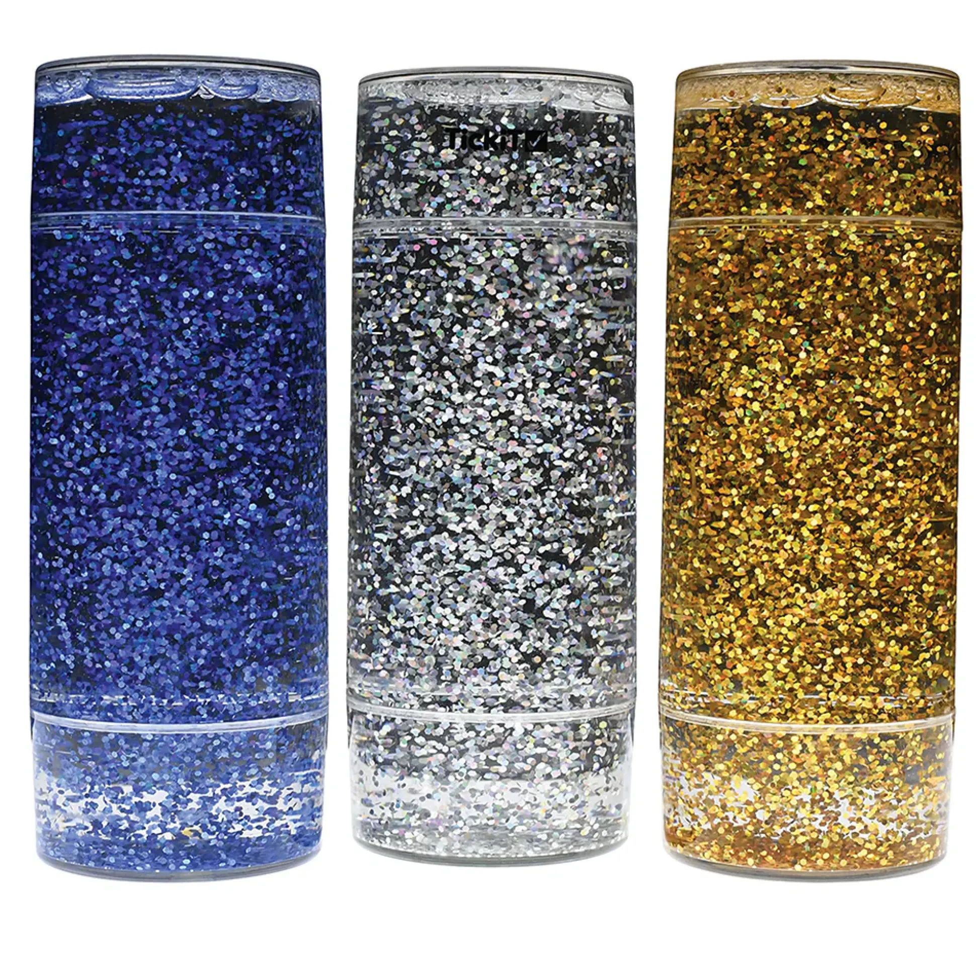 Glittering Sensory Storm Tubes – Calming Support for Special Needs & Classroom Focus | Set of 3