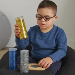 Glittering Sensory Storm Tubes – Calming Support for Special Needs & Classroom Focus | Set of 3