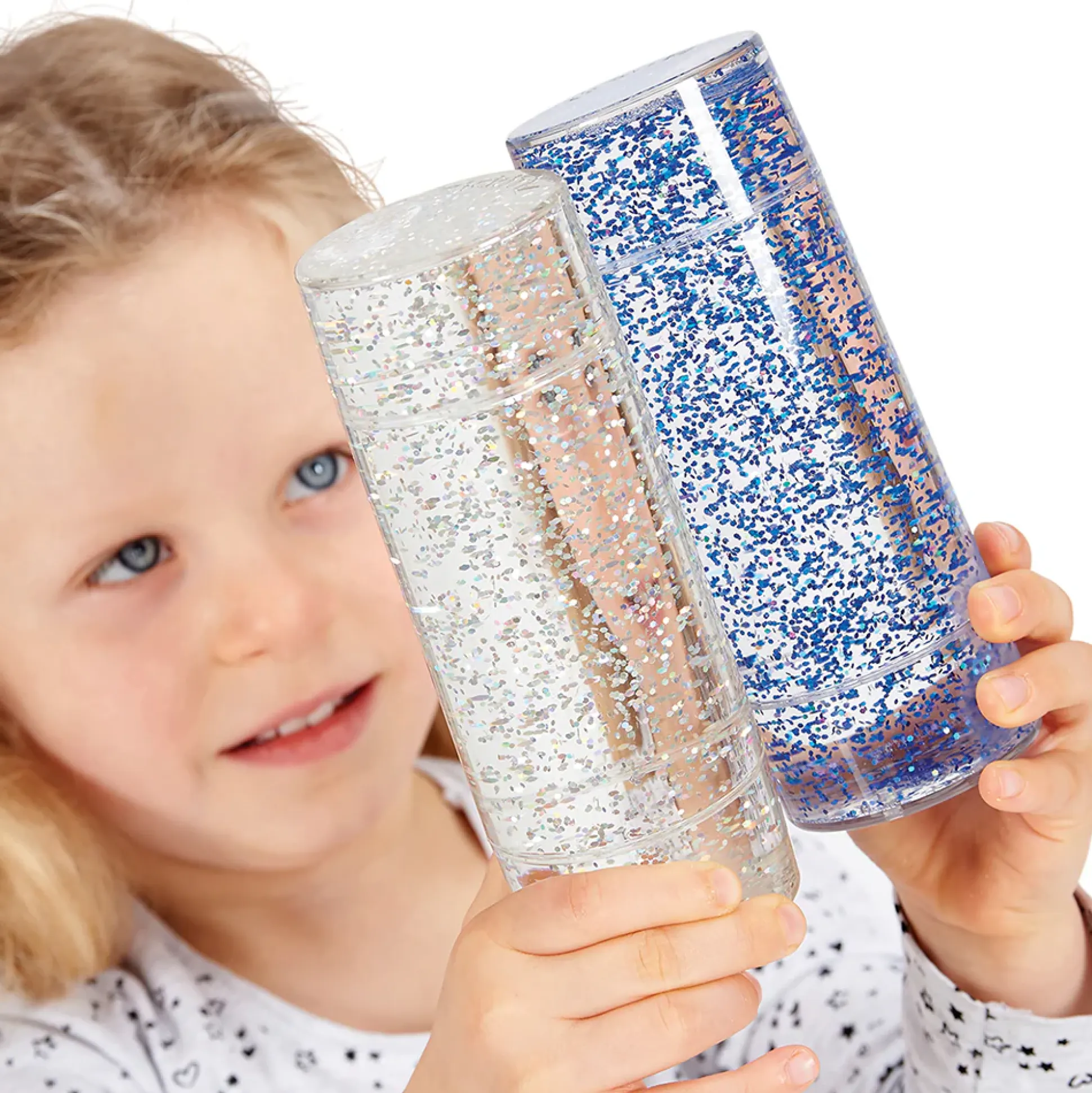 Glittering Sensory Storm Tubes – Calming Support for Special Needs & Classroom Focus | Set of 3