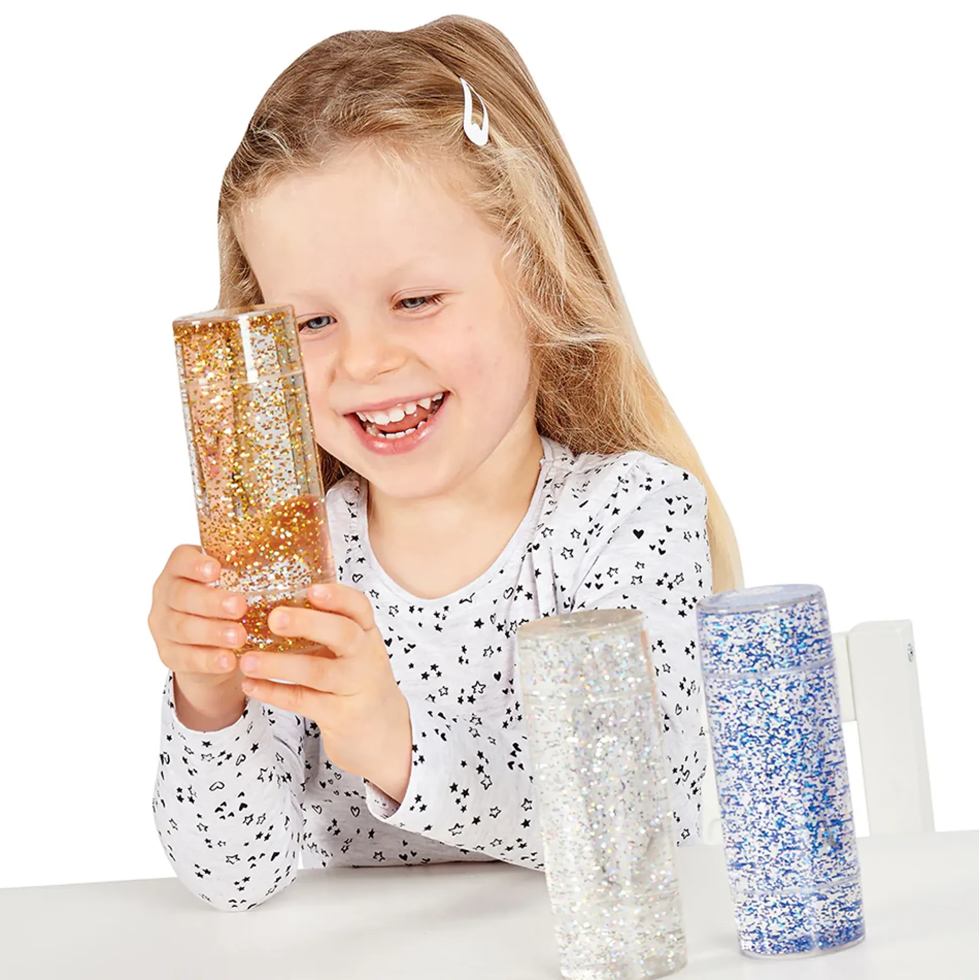 Glittering Sensory Storm Tubes – Calming Support for Special Needs & Classroom Focus | Set of 3